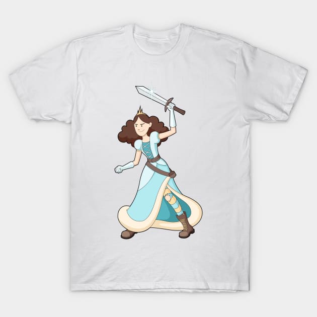 This Princess Saves Herself T-Shirt by PaperRain